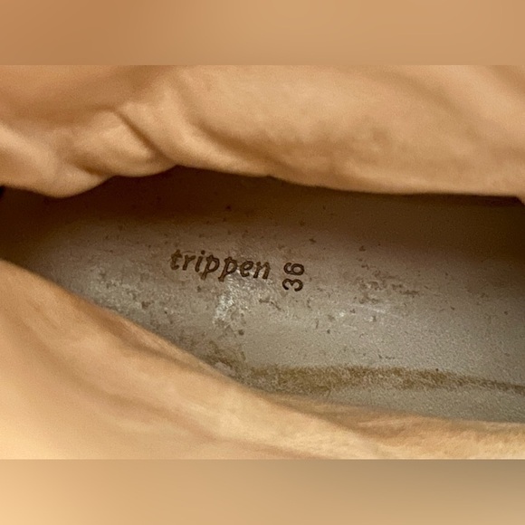 Trippen Metallic Leather Mid Rise Ankle Boots Size 36/6 - Picture 12 of 13